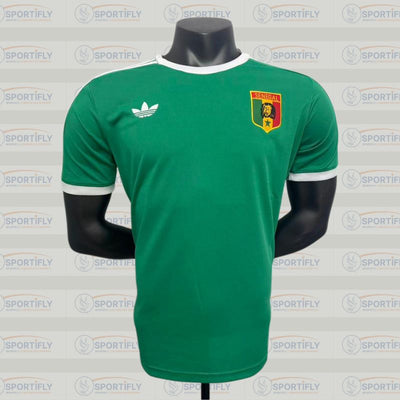 Maillot Rétro Sénégal Vert 1986 - Qualité Premium