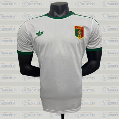 Maillot Rétro Sénégal Blanc 1986 - Qualité Premium